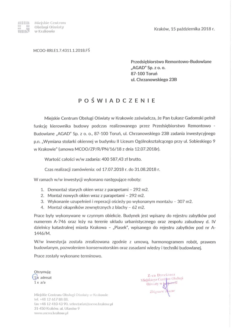 AGAD Referencje-2_Strona_1 kopia