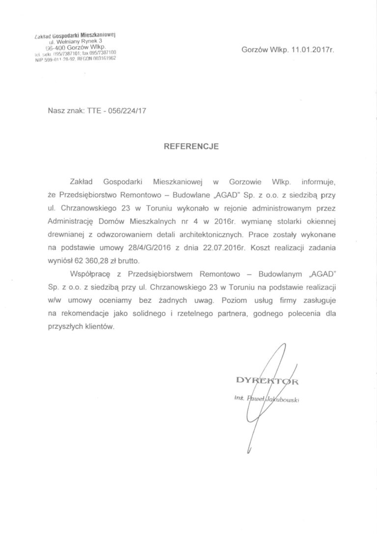OKNA ZGM Gorzów WLKP